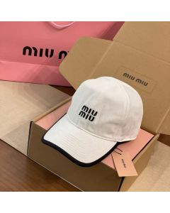 Miu Miu Drill baseball cap