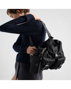Prada Re-Nylon medium backpack with pouch