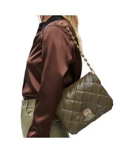 LOEWE Puffer Goya in pleated shiny nappa lambskin