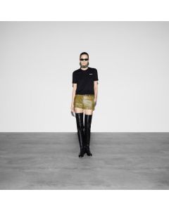 Wool top with Gucci intarsia