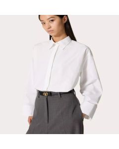 Valentino THE BOLD EDITION VLOGO CALFSKIN BELT