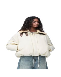 LOEWE Puffer jacket in technical cotton blend