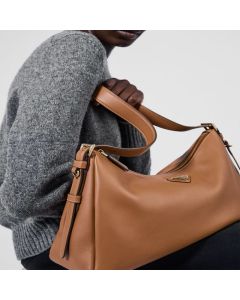 Prada Aimée large leather shoulder bag