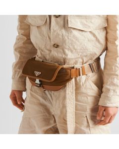 Prada Re-Nylon and leather shoulder bag