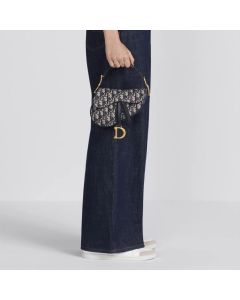Dior Mini Saddle Bag with Strap