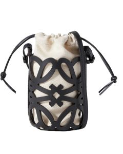 LOEWE Anagram cut-out pocket in classic calfskin and canvas