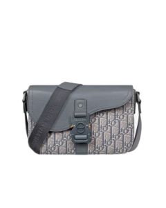 Dior Small Saddle Messenger Bag with Flap