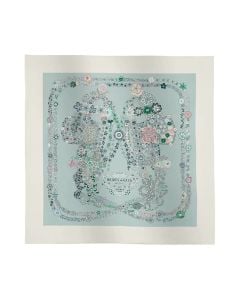 Hermès Brides de Gala en Fleurs scarf 90