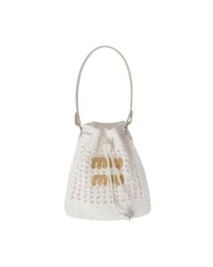 MIU MIU Woven fabric mini-bag