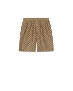 Gucci GG Supreme linen shorts
