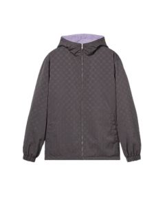Gucci Reversible nylon GG zip jacket