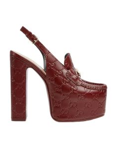 Gucci Women's Horsebit platform loafer slingback
