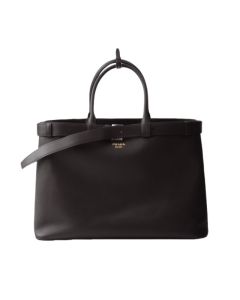 Prada Buckle leather bag with belt