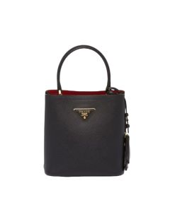 Medium Saffiano Leather Prada Panier Bag