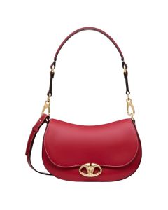 SMALL VALENTINO GARAVANI OHVAL SHOULDER BAG IN NAPPA CALFSKIN