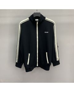 Celine TRACKSUIT JACKET IN DOUBLE FACE JERSEY