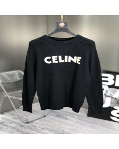 celine oversized sweater in ribbed wool