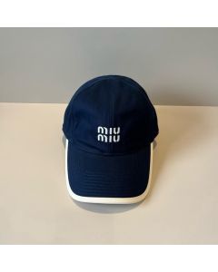 Miu Miu Drill baseball cap