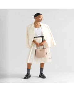 Medium Saffiano Leather Prada Panier Bag