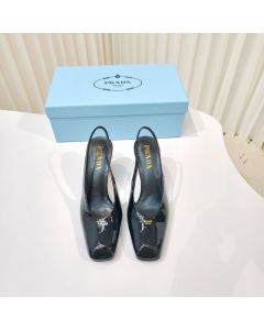 Prada Patent leather slingback pumps
