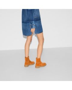 Gucci Women's slim Horsebit ankle boot