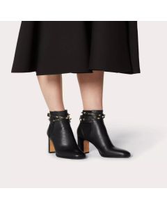 Valentino ROCKSTUD GRAINY CALFSKIN ANKLE BOOT