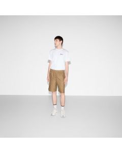 Gucci GG Supreme linen shorts
