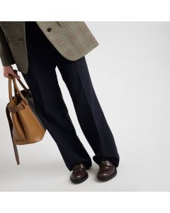 Prada Chocolate leather loafers
