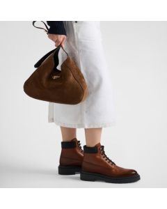 Prada Leather and Re-Nylon booties