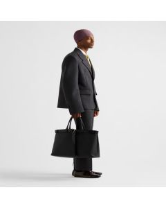 Prada Buckle leather bag with belt