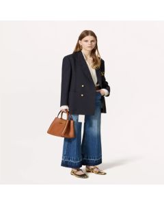 VALENTINO GARAVANI ALLTIME MEDIUM HANDBAG IN GRAINY CALFSKIN