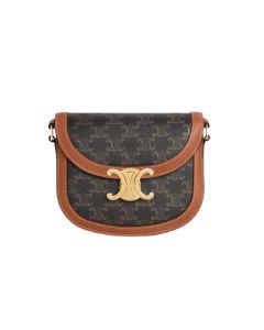 Celine BESACE CLEA IN TRIOMPHE CANVAS AND CALFSKIN