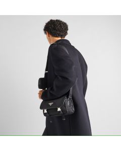 Prada Re-Nylon and Saffiano leather shoulder bag