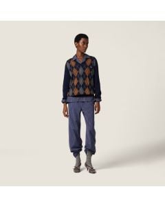 MIU MIU V-necked wool sweater