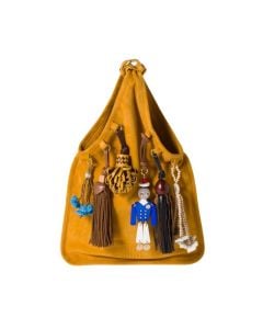 MIU MIU Suede bag with trick