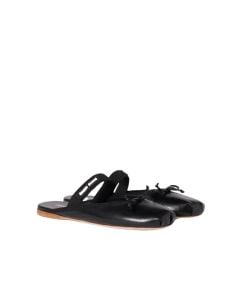 MIU MIU Leather ballerina mules