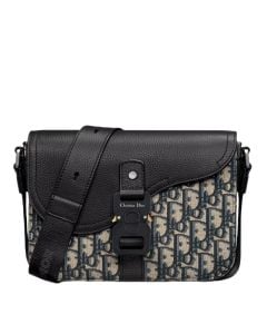 Dior Small Saddle Messenger Bag with Flap