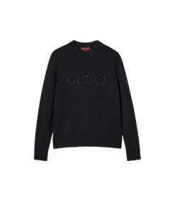 Gucci Wool cashmere sweater with intarsia