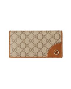 Gucci GG Emblem continental wallet