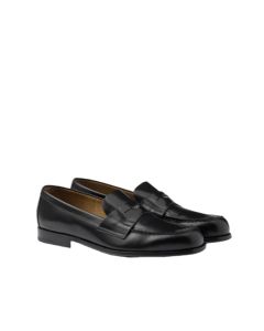 Prada Brushed leather loafers