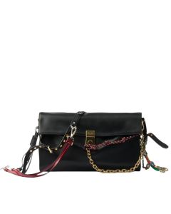 Prada Soft Sound large leather shoulder bag with charms