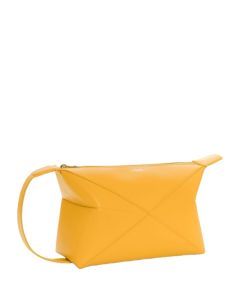 LOEWE Puzzle Fold wash bag in shiny calfskin