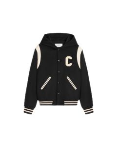 Celine hooded teddy jacket in cashmere wool