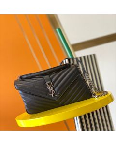YSL COLLEGE MEDIUM IN QUILTED LEATHER