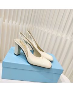 Prada Patent leather slingback pumps