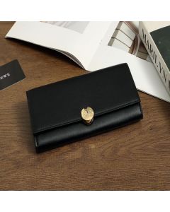 LOEWE Pebble continental wallet in shiny nappa calfskin