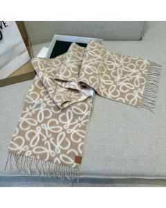 LOEWE Anagram scarf in alpaca and wool