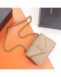 YSL COLLEGE MEDIUM IN QUILTED LEATHER