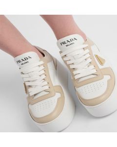 Prada Downtown Bold leather sneakers