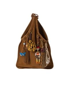 MIU MIU Suede bag with trick